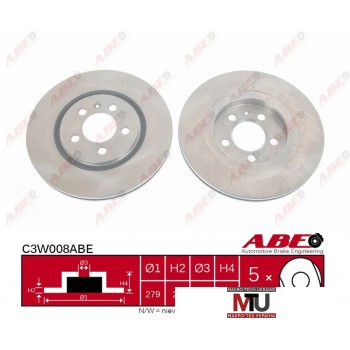Тормозной диск ABE C3W008ABE