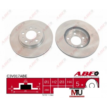 Тормозной диск ABE C3V017ABE