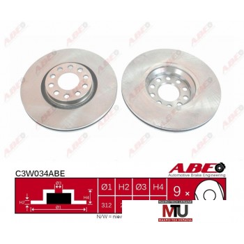 Тормозной диск ABE C3W034ABE