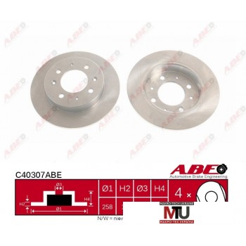 Тормозной диск ABE C40307ABE