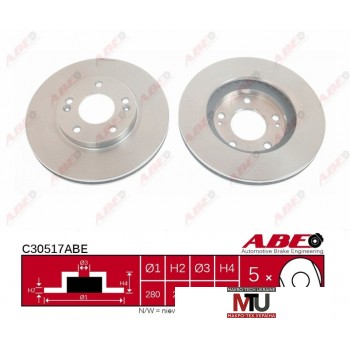 Тормозной диск ABE C30517ABE