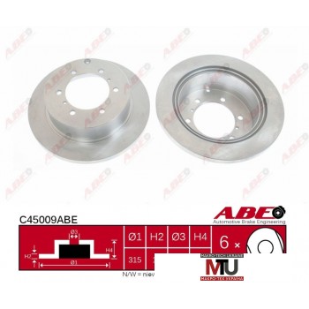 Тормозной диск ABE C45009ABE