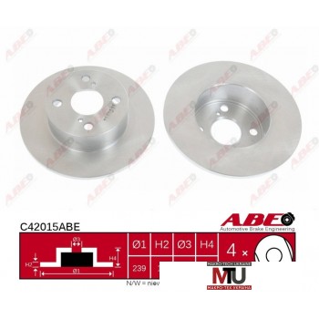 Тормозной диск ABE C42015ABE