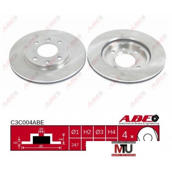 Тормозной диск ABE C3C004ABE