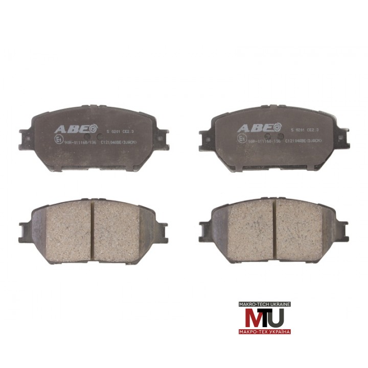 Дисковые тормозные колодки ABE C12104ABE