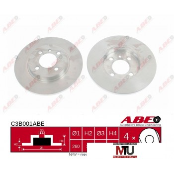 Тормозной диск ABE C3B001ABE
