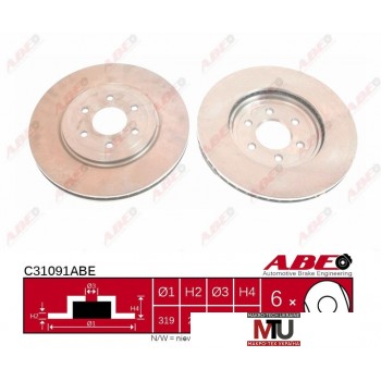 Тормозной диск ABE C31091ABE