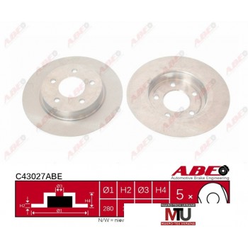 Тормозной диск ABE C43027ABE