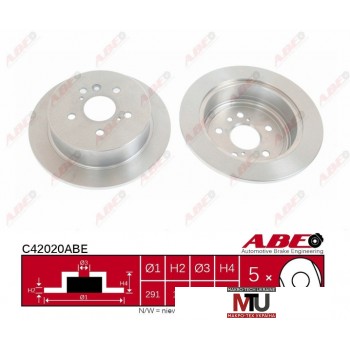 Тормозной диск ABE C42020ABE