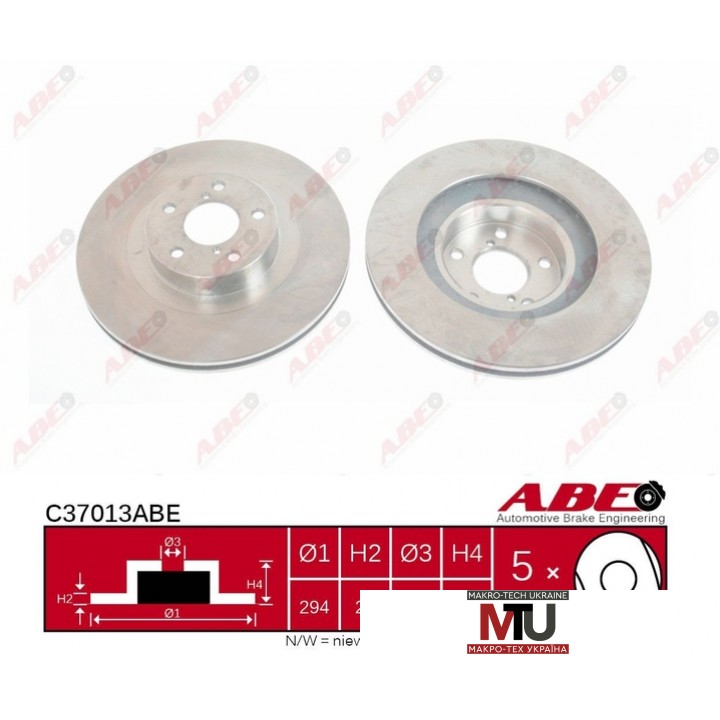 Тормозной диск ABE C37013ABE