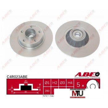 Тормозной диск с подшипником ABE C4R023ABE
