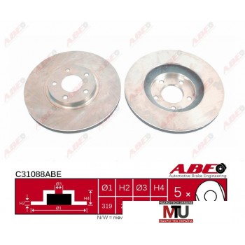 Тормозной диск ABE C31088ABE