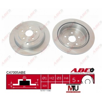 Тормозной диск ABE C47005ABE