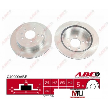 Тормозной диск ABE C40009ABE