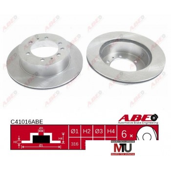 Тормозной диск ABE C41016ABE