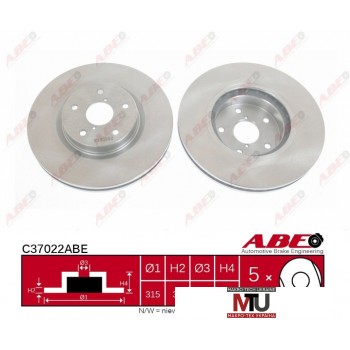 Тормозной диск ABE C37022ABE