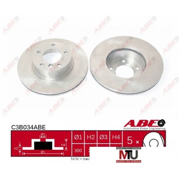 Тормозной диск ABE C3B034ABE
