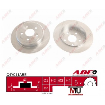 Тормозной диск ABE C4Y011ABE