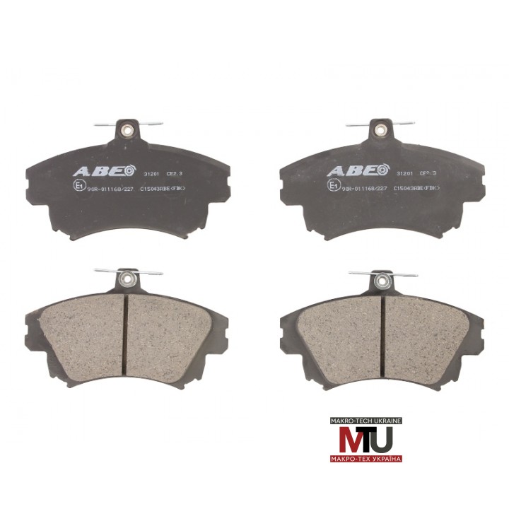 Дисковые тормозные колодки ABE C15043ABE