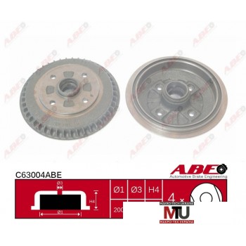 Тормозной барабан ABE C63004ABE