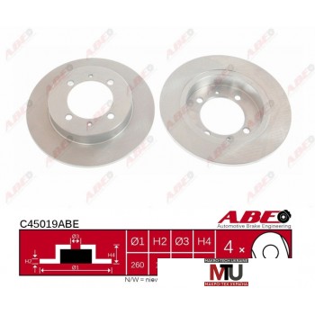 Тормозной диск ABE C45019ABE