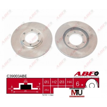Тормозной диск ABE C39003ABE