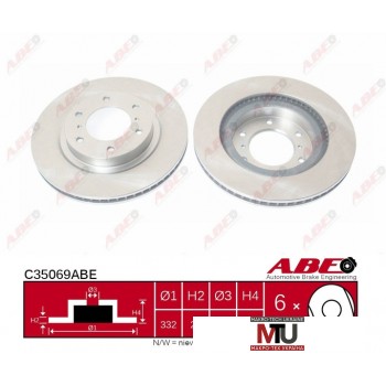 Тормозной диск ABE C35069ABE