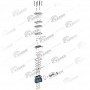 Двоциліндровий Компресор DAF 95XF, CF75, CF85, CKD, F75, F95, YTZ95 VADEN 1600 010 001, 1600010001