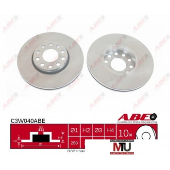 Тормозной диск ABE C3W040ABE