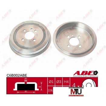 Тормозной барабан ABE C6B002ABE
