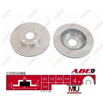 Тормозной диск ABE C33016ABE